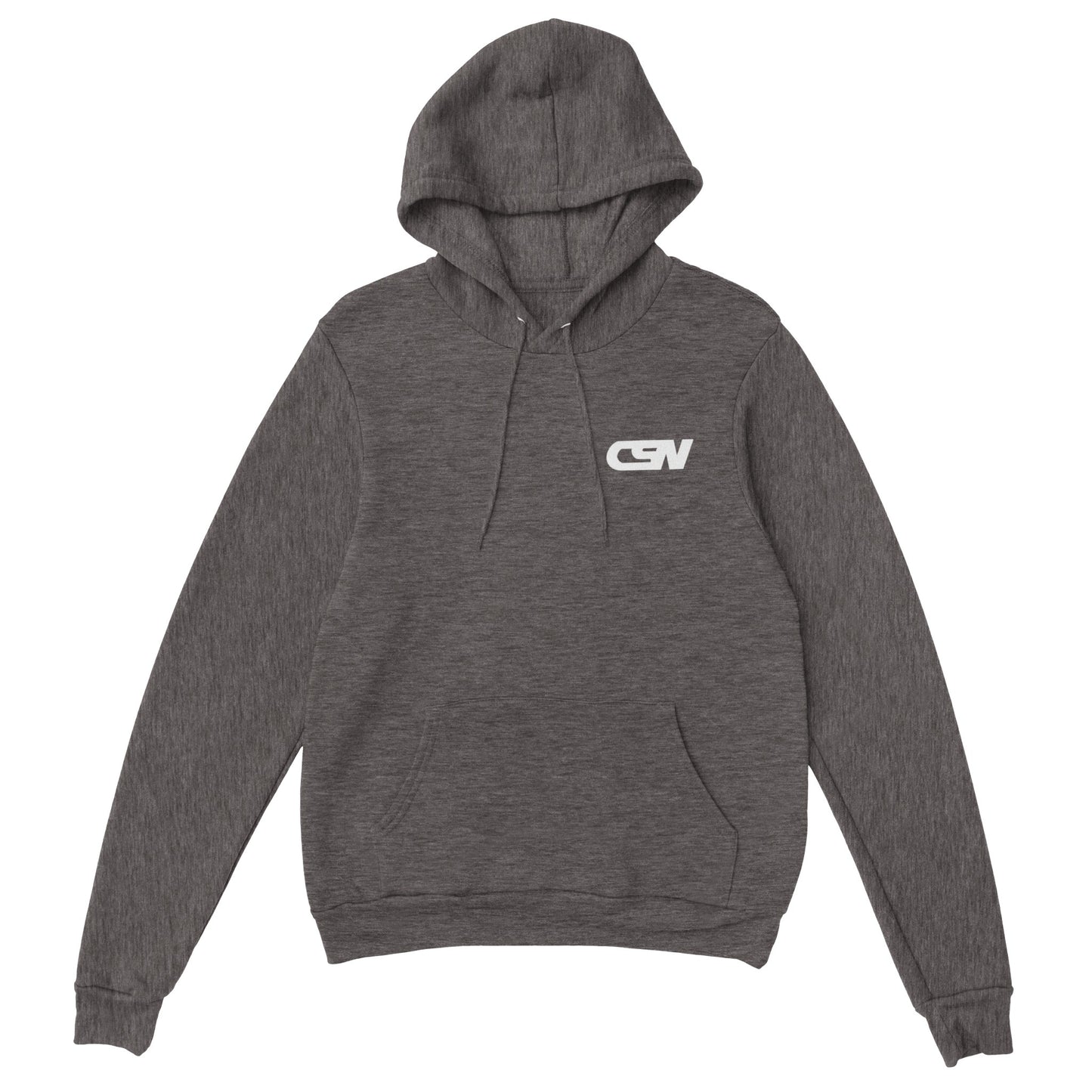 CSN Small White Logo Premium Hoodie